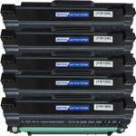 5 Pack Samsung MLT-D105L Black Compatible High-Yield Toner Cartridge