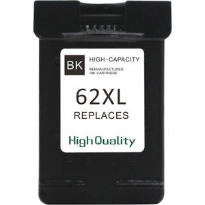 HP 62XL Black High-Yield Remanufactured Ink Cartridge (C2P05AA)