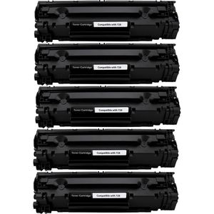 5 Pack Canon 328 Black Compatible Toner Cartridges