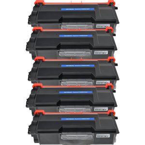 5 Pack Brother TN3440 Black Compatible High-Yield Toner Cartridge (Replaces TN3420)