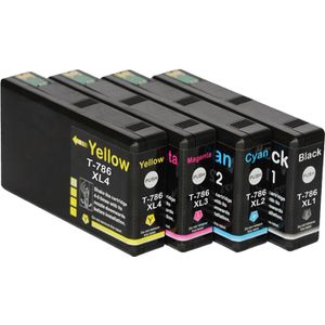 4 Pack Epson 786XL High-Yield Compatible Ink Cartridges