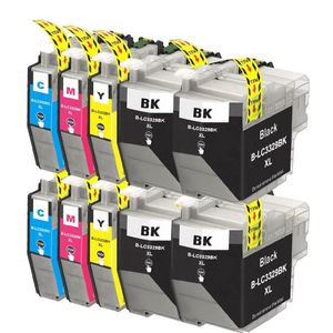 10 Pack Brother LC3329 High-Yield Compatible Ink Cartridges