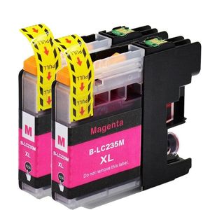 2 Pack Brother LC235M Magenta Compatible Super High-Yield Ink Cartridges