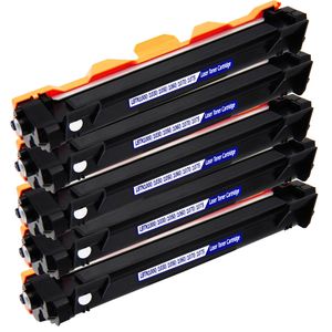 5 Pack Brother TN1070 Black Compatible Toner Cartridge